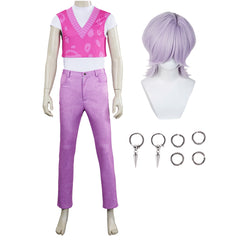 Mystery Saja rosa Kostüm Set Kpop Demon Hunters Saja Boys Mystery Cosplay Outfits