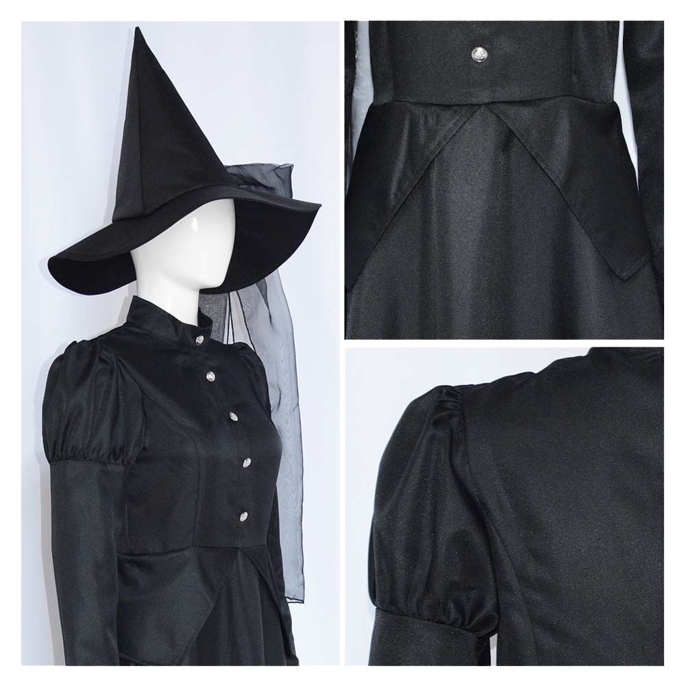 Wicked Hexe Elphaba schwarz Cosplay Kostüm Set
