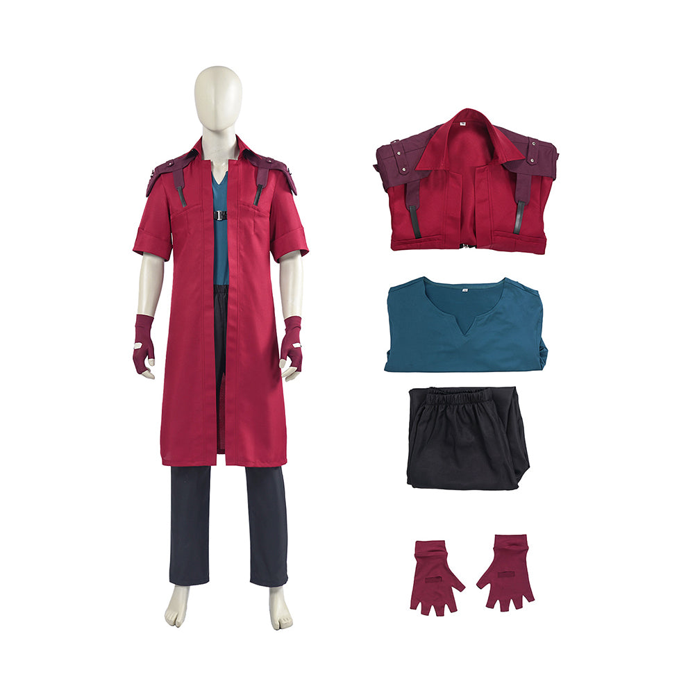 Devil May Cry DMC5 Dante rot Kostüm Set Cosplay Outfits