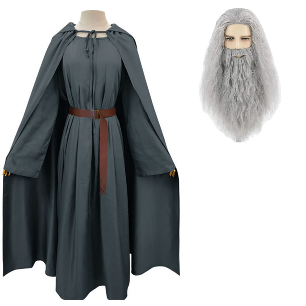 Gandalf Cosplay The Lord of the Rings Hobbits Kostüm Halloween Karneval Outfits