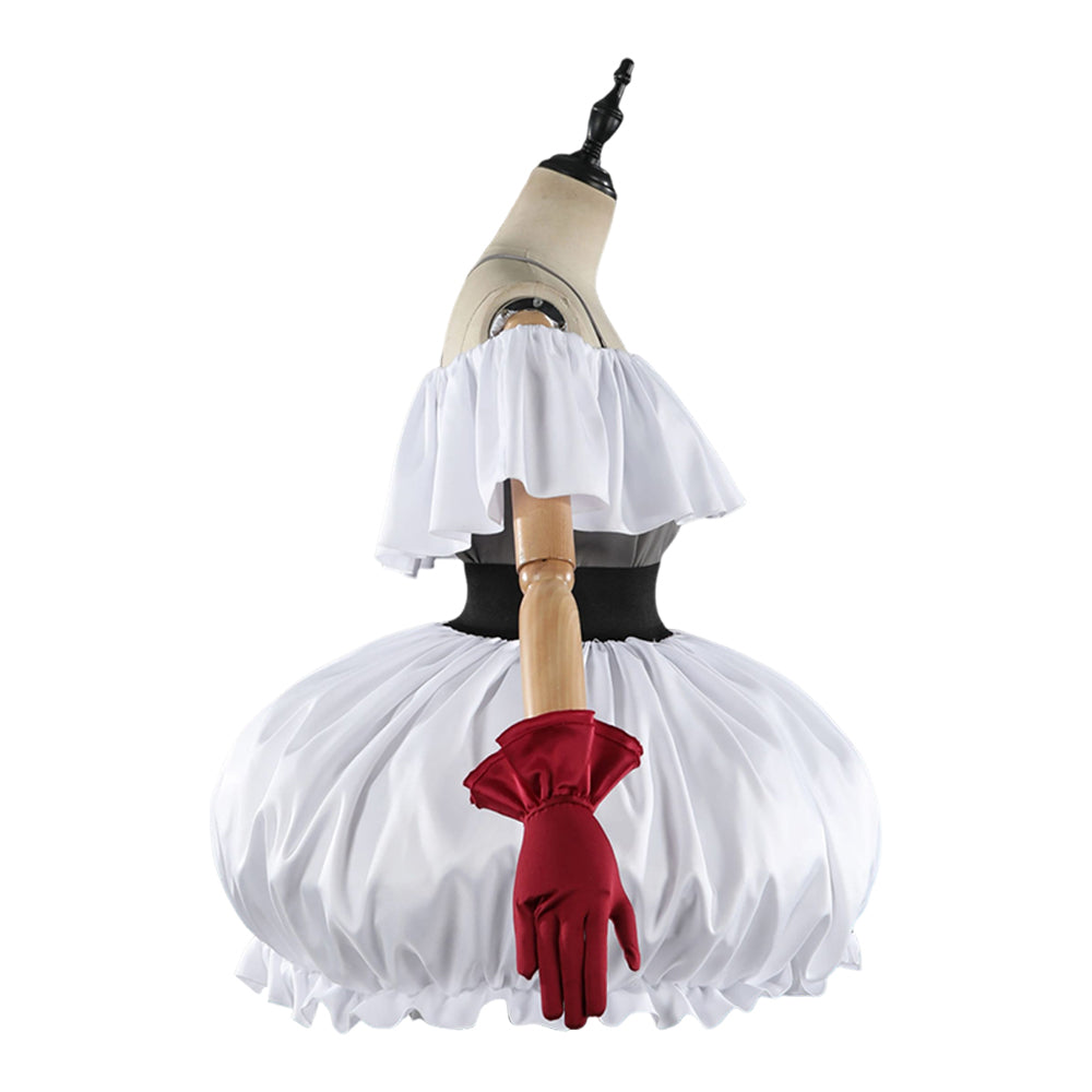 Kana Arima weiß Kleid OSHI NO KO Kana Kostüm Set  Karneval Outfits