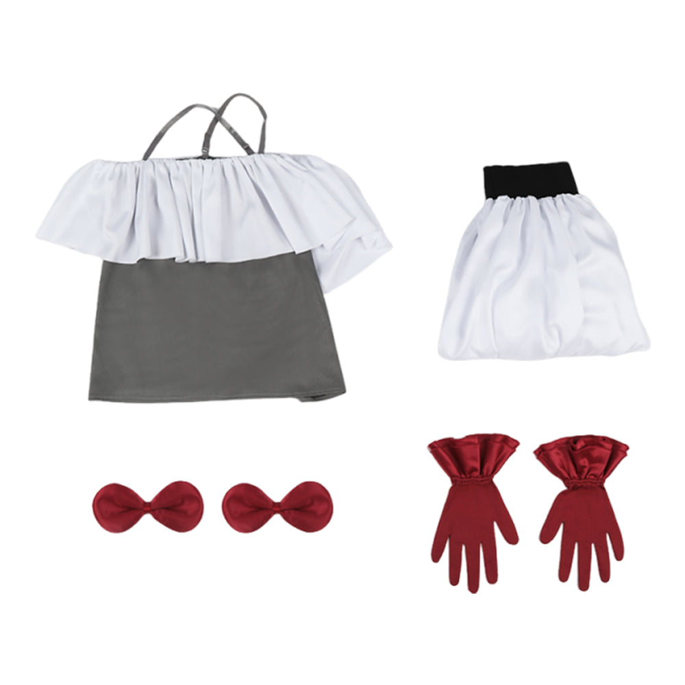 Kana Arima weiß Kleid OSHI NO KO Kana Kostüm Set  Karneval Outfits