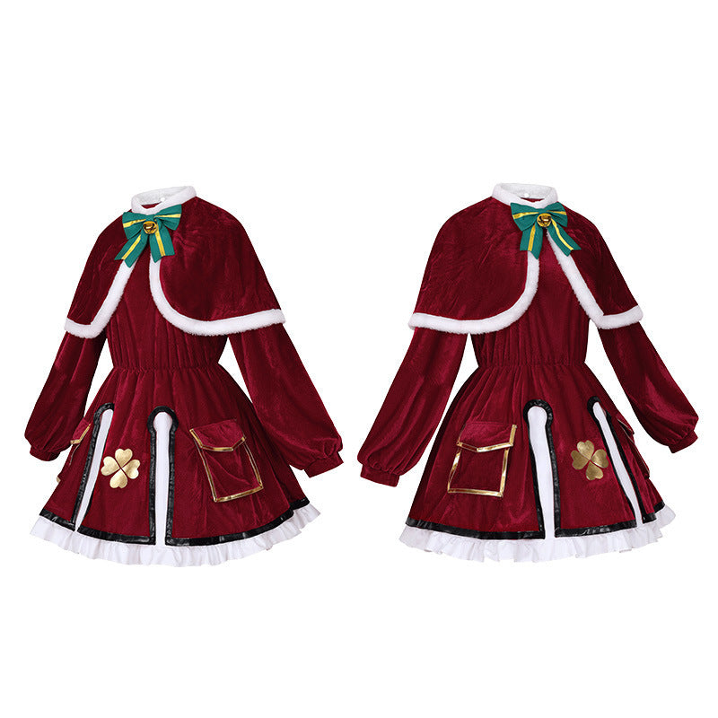 Weihnachtskleid Genshin Impact Klee Weihnachten Kostüm Cosplay Outfits