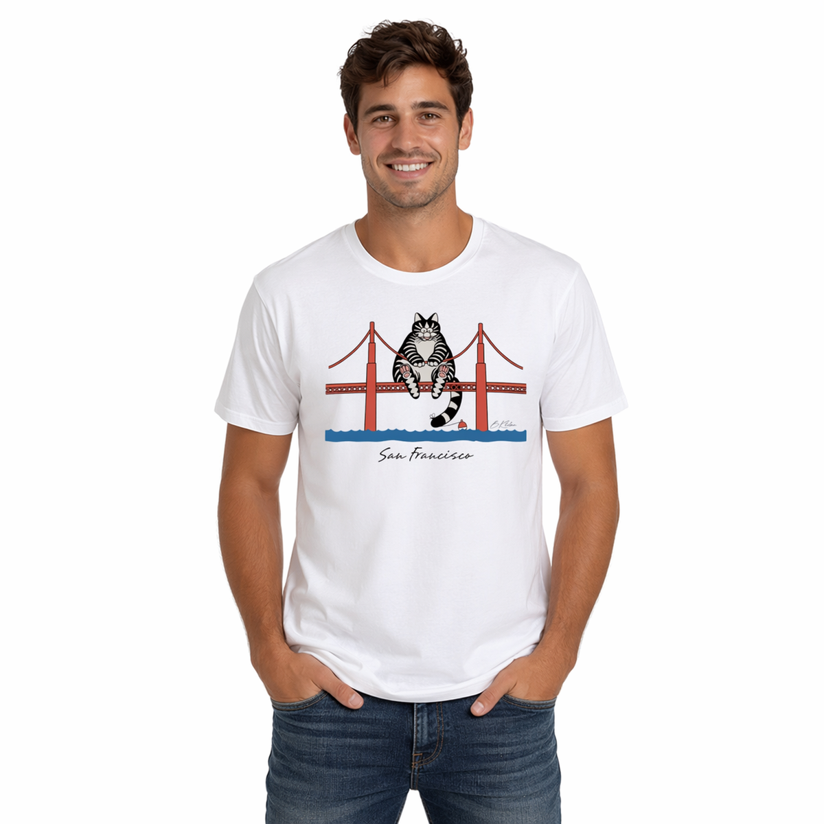 Dr. Ryland Grace Sommer weiß Kurzarm Shirt Project Hail Mary San Francisca Sommer Hemd