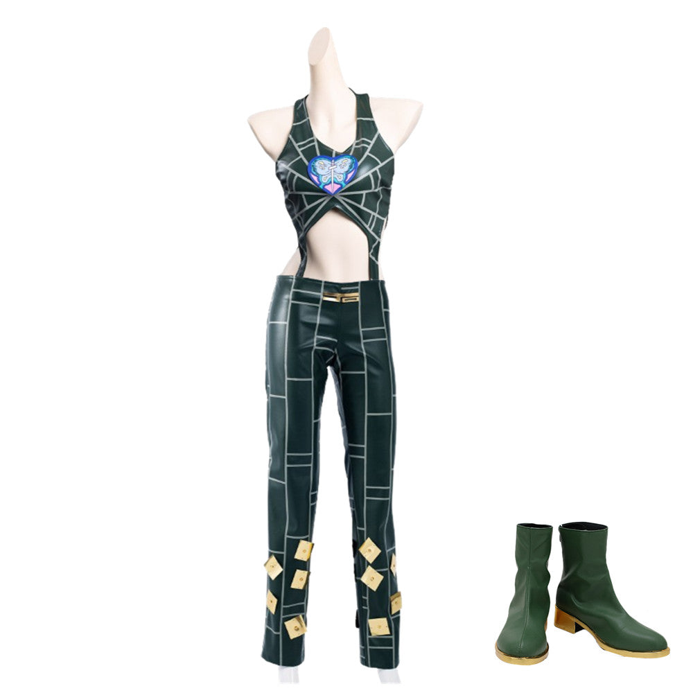 JoJo's Bizarre Adventure Jolyne Cujoh Cosplay Kostüm Halloween Karneval Outfits