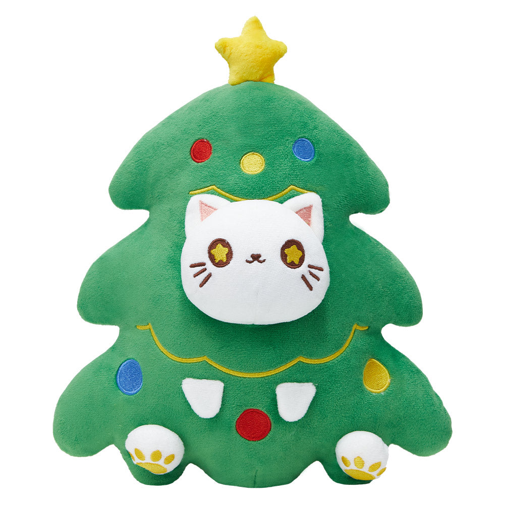 30cm Weihnachten Weihnachtsbaum Katze Form Plüschtier Kissen Puppe als Geschenk Dekoration