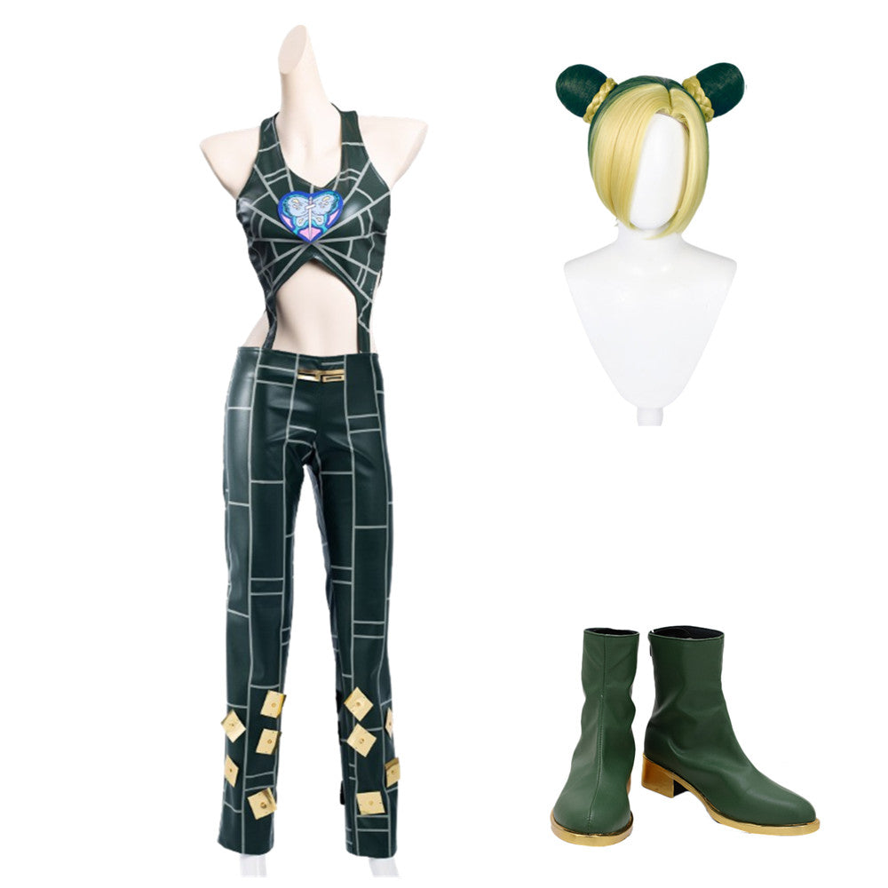 JoJo's Bizarre Adventure Jolyne Cujoh Cosplay Kostüm Halloween Karneval Outfits