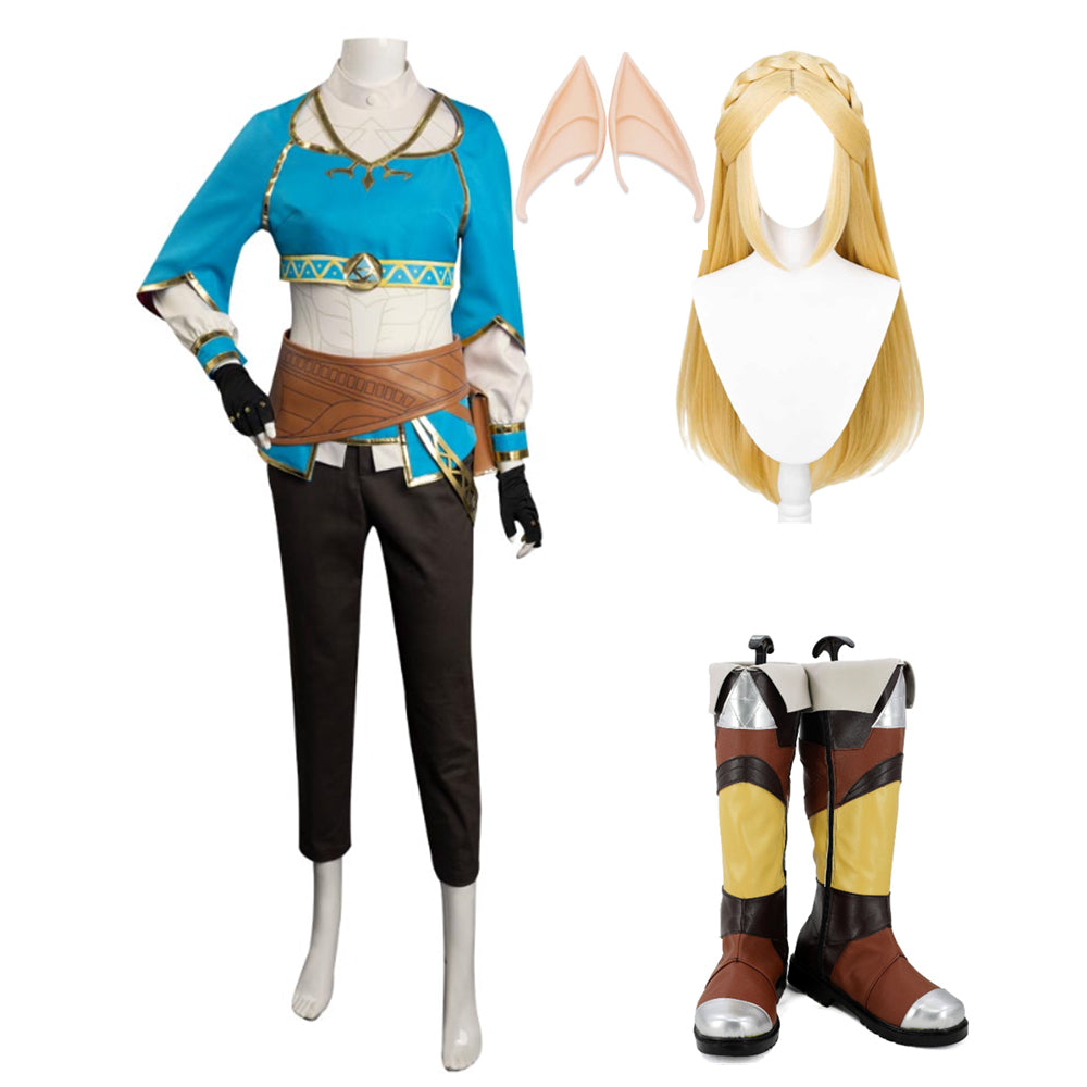 The Legend of Zelda Prinzessin Zelda Cosplay Kostüm Halloween Karneval Outfits