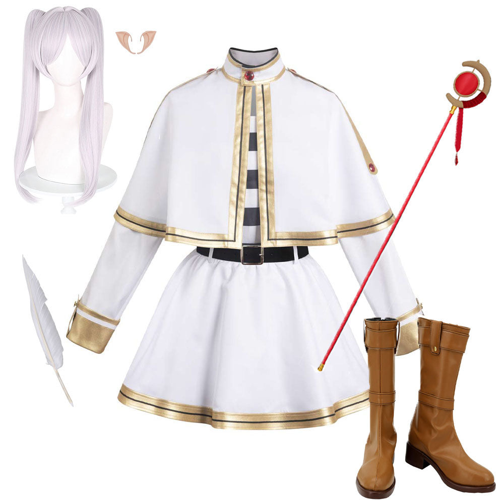 Frieren – Nach dem Ende der Reise Frieren Cosplay Kostüm Halloween Karneval Outfits