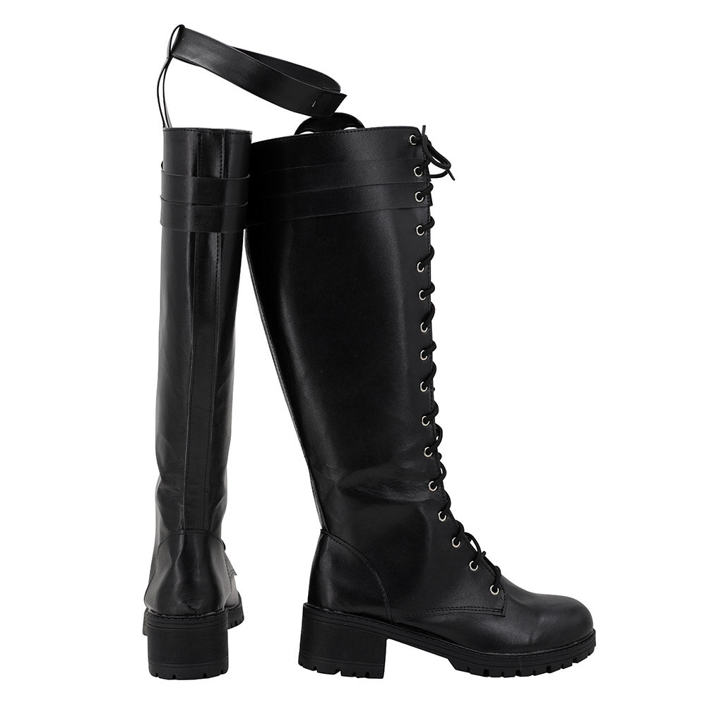 Genshin Impact Lyney Cosplay Stiefel schwarz Cosplay Schuhe