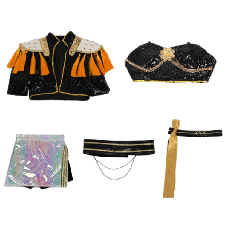 Mira Golden Kostüm KPop Demon Hunters HUNTRIX Mira Cosplay Outfits