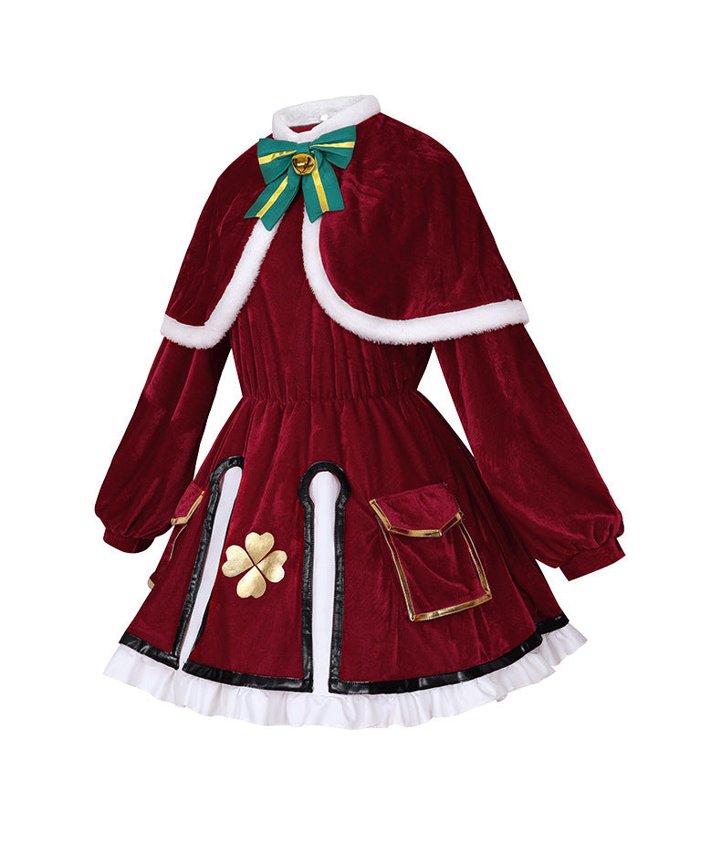 Weihnachtskleid Genshin Impact Klee Weihnachten Kostüm Cosplay Outfits