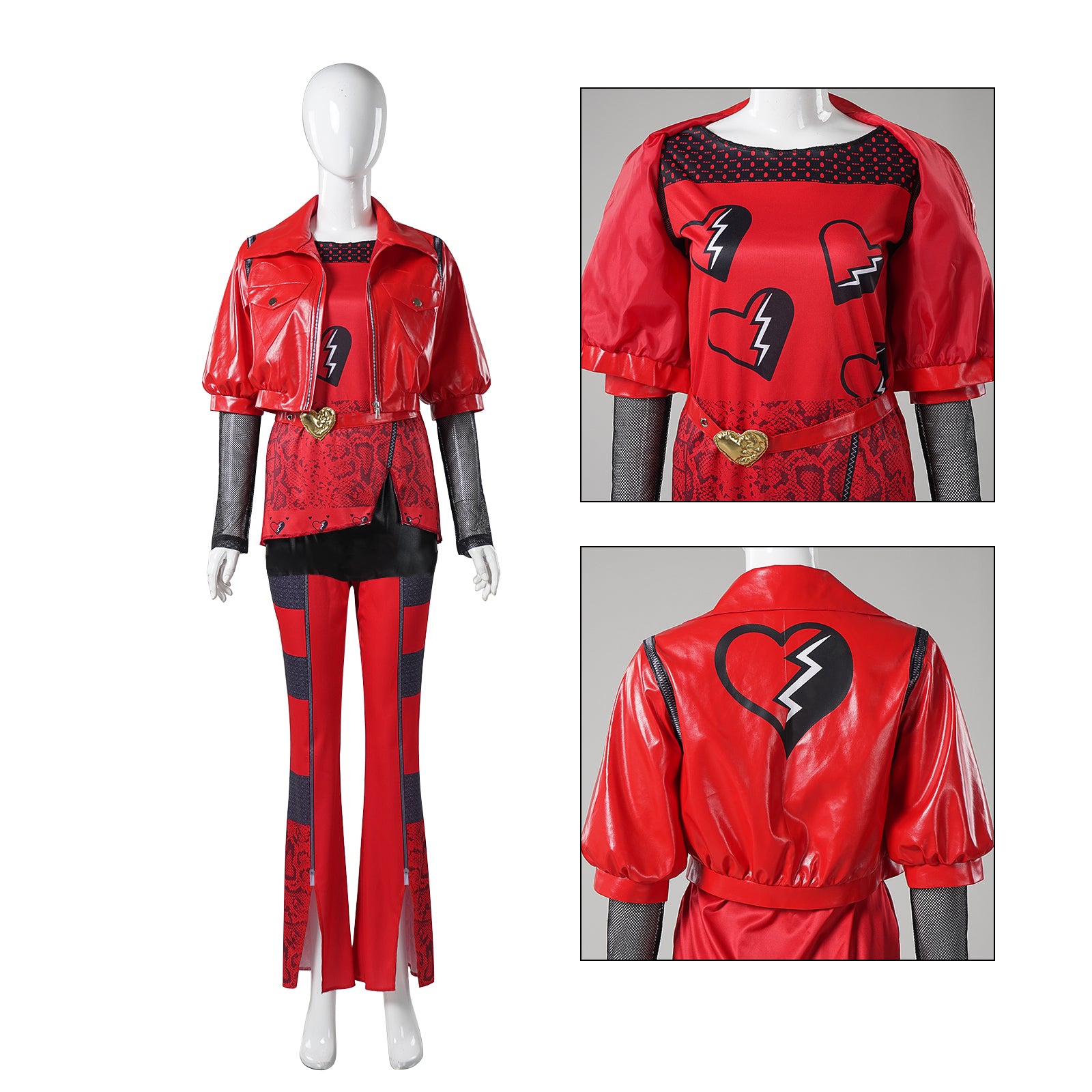 Descendants 2024 red Kostüm Descendants: The Rise of Red Cosplay Kostüm