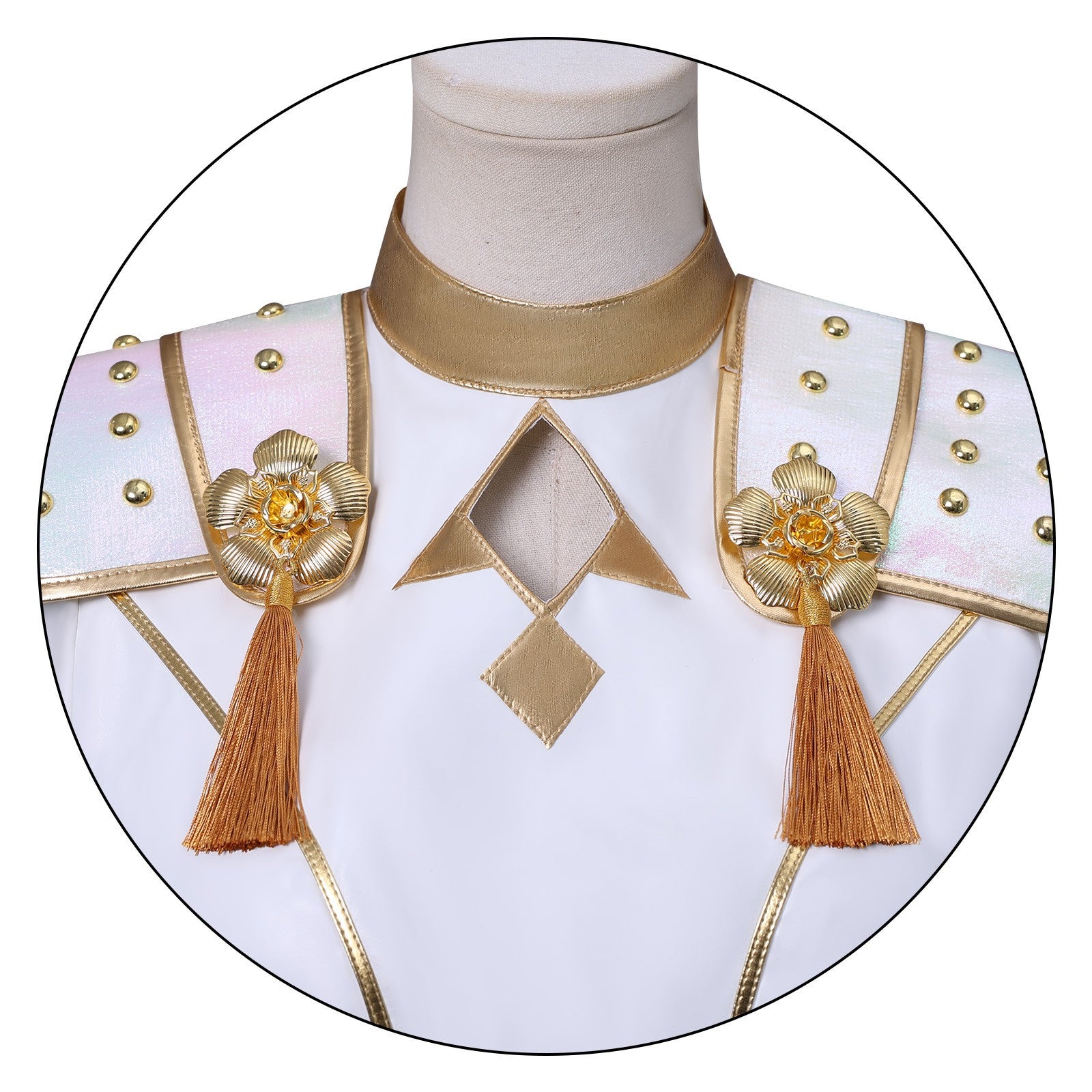 Zoey Soundtrack Kostüm KPop Demon Hunters HUNTRIX Zoey weiß Cosplay Outfits