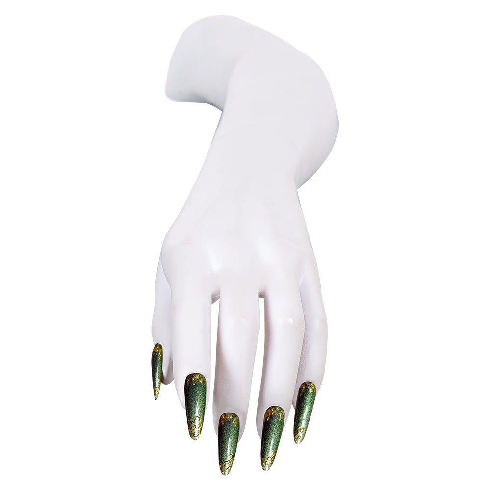 Wicked for Good Glinda Elphaba Fingerspitze Künstliche Nägel S/M Cosplay Requisite