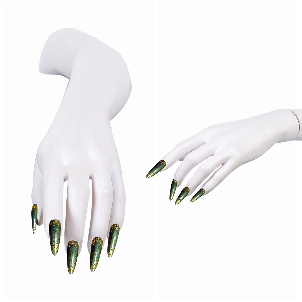 Wicked for Good Glinda Elphaba Fingerspitze Künstliche Nägel S/M Cosplay Requisite