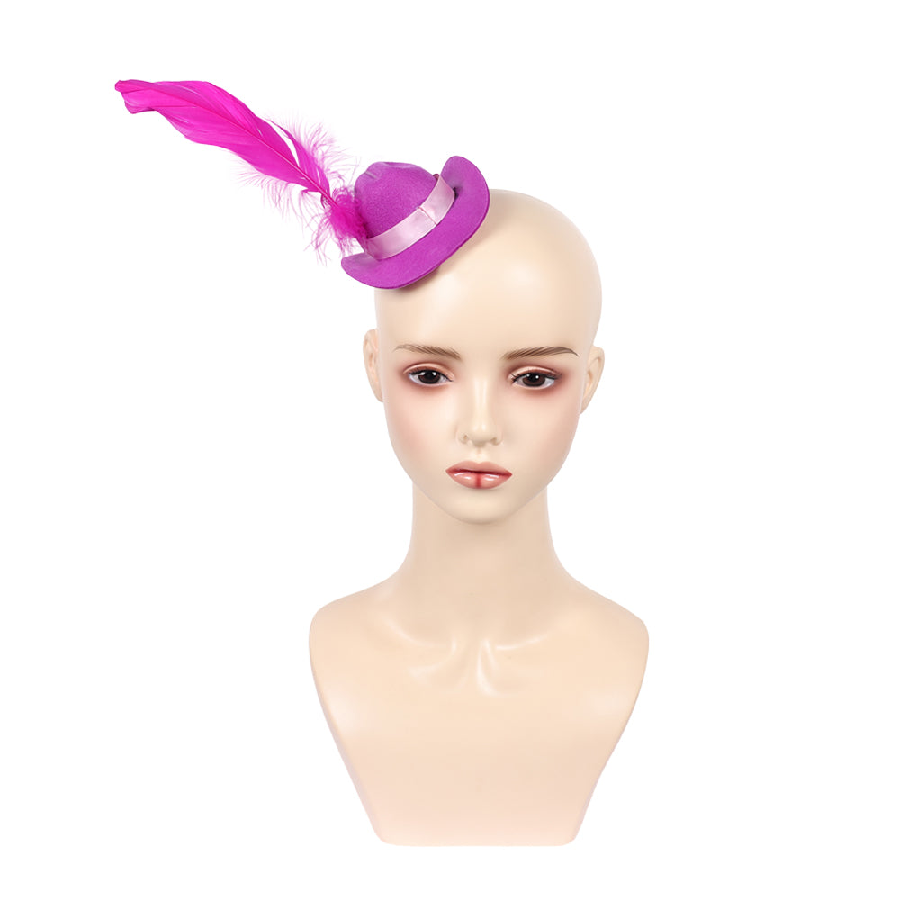 Hazbin Hotel Angel Dust rosa Outfit Anthony Cosplay Kostüm Set