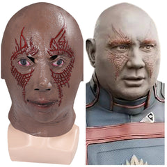 Guardians of the Galaxy Vol.3 Drax Latex Maske Kopfbedeckung Cosplay Zubehör