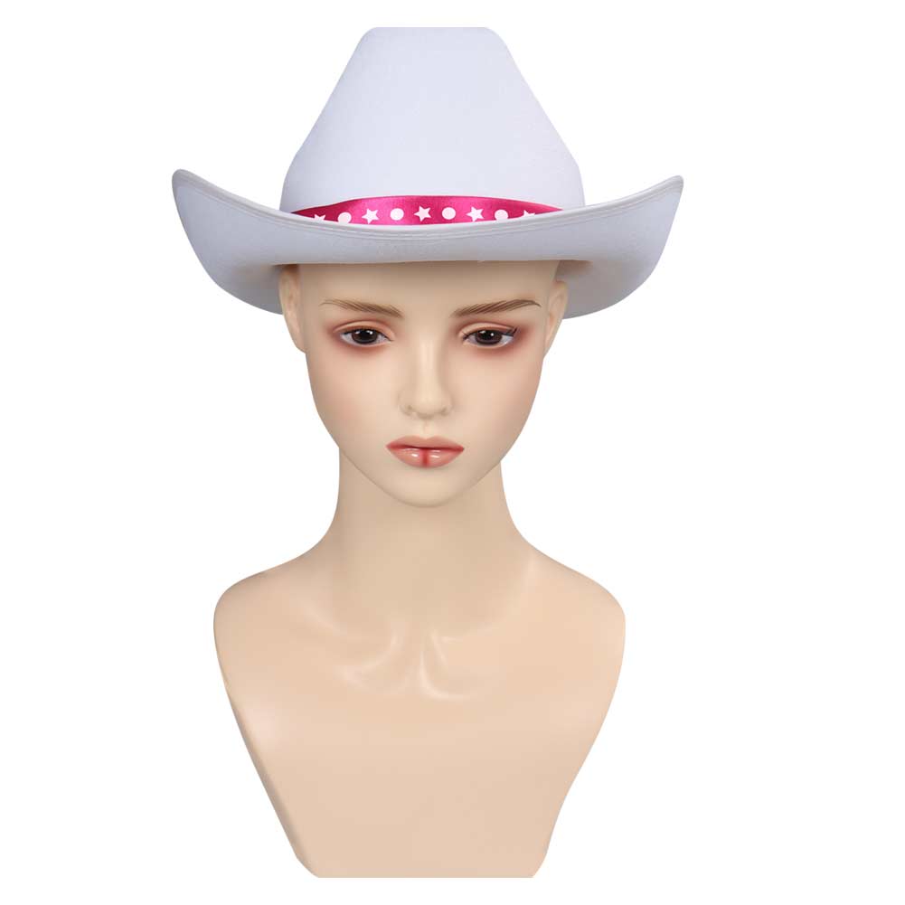 Barbie 2023 Margot Robbie Barbie Cowboyhut Kopfbedeckung Cosplay Halloween Karneval Requisite