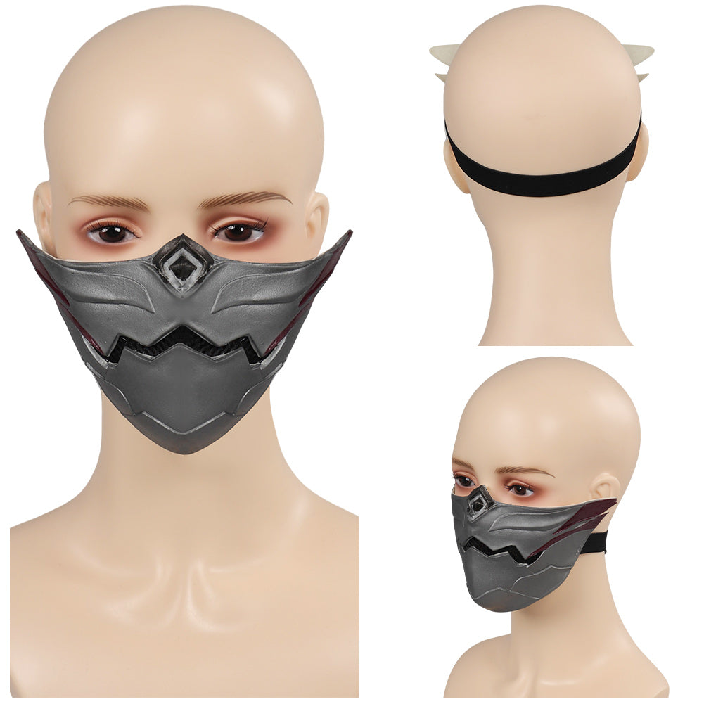 Genshin Impact Kuki Shinobu Maske Kopfbedeckung Cosplay Zubehör