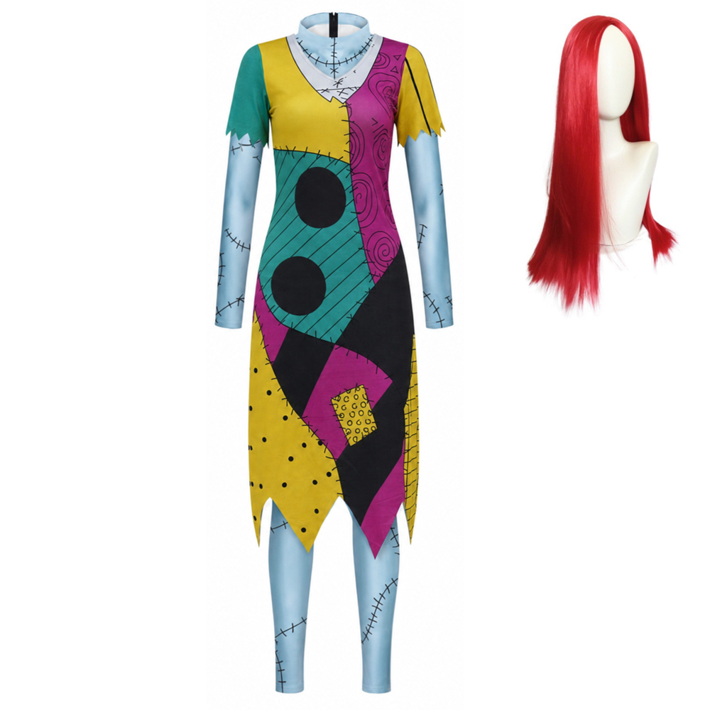 Sally Kostüm Set The Nightmare Before Christmas Sally Outfit