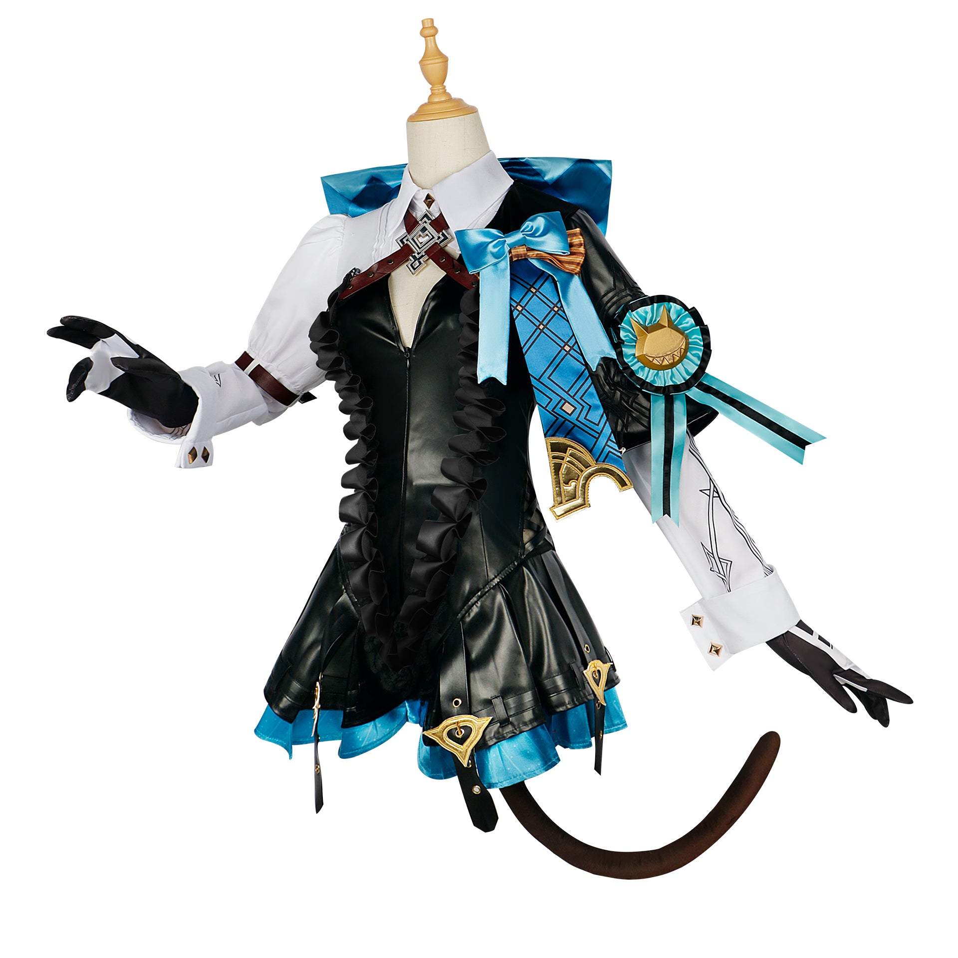 Lynette Kostüm Set Genshin Impact Lynette Cosplay Halloween Karneval Outfits