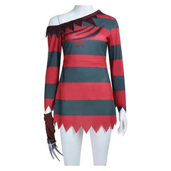 A Nightmare On Elm Street Freddy Krueger webliche Kostüm Halloween Outfits