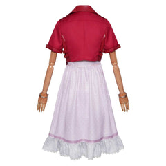 Aerith Gainsborough rot Kostüm Final Fantasy Aerith Cosplay Outfit
