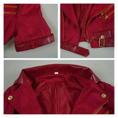 Aerith Gainsborough rot Kostüm Final Fantasy Aerith Cosplay Outfit