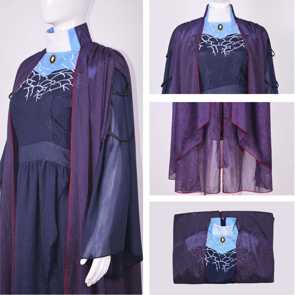Agatha All Along Agatha Harkness lila Kostüm Set