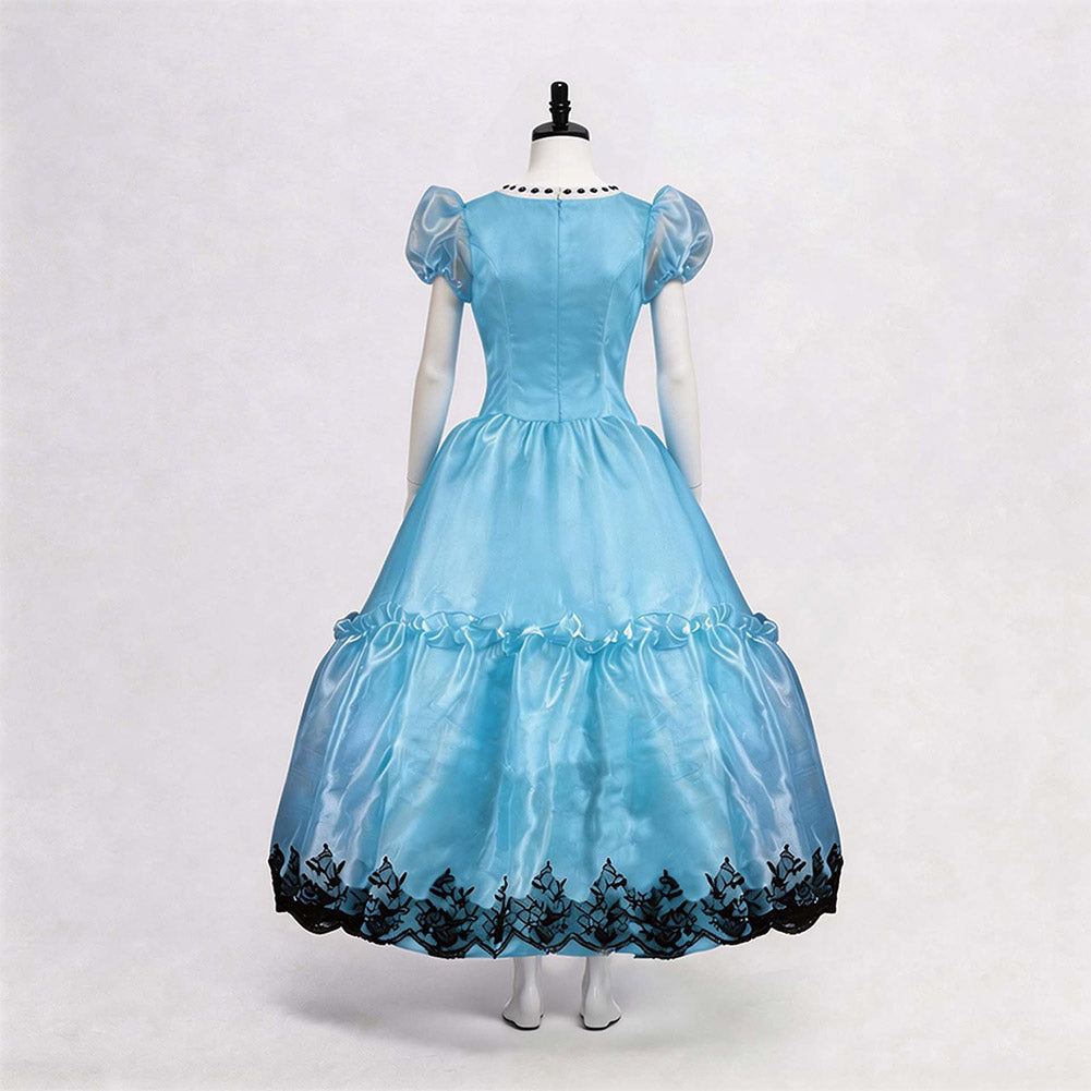 Alice in Wonderland Alice blau Kleid Cosplay Outfits