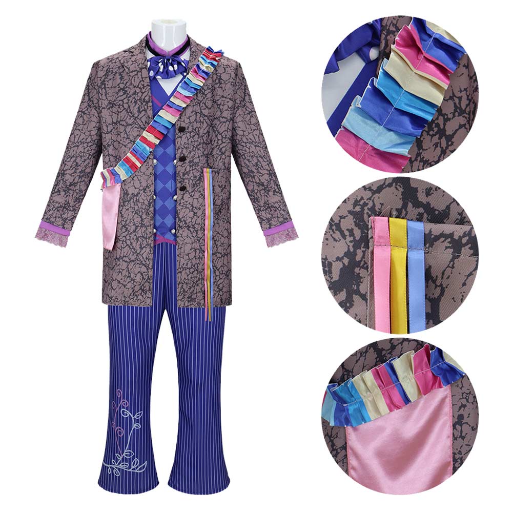 Alice in Wonderland Mad Hatter Kostüm Halloween Karneval Outfits