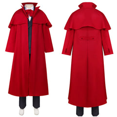 Alucard rot Kostüm Set Hellsing Graf Dracula Cosplay Outfit