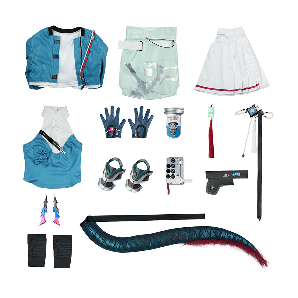 Arknights: Endfield Chen Qianyu Kostüm Set Cosplay Outfit