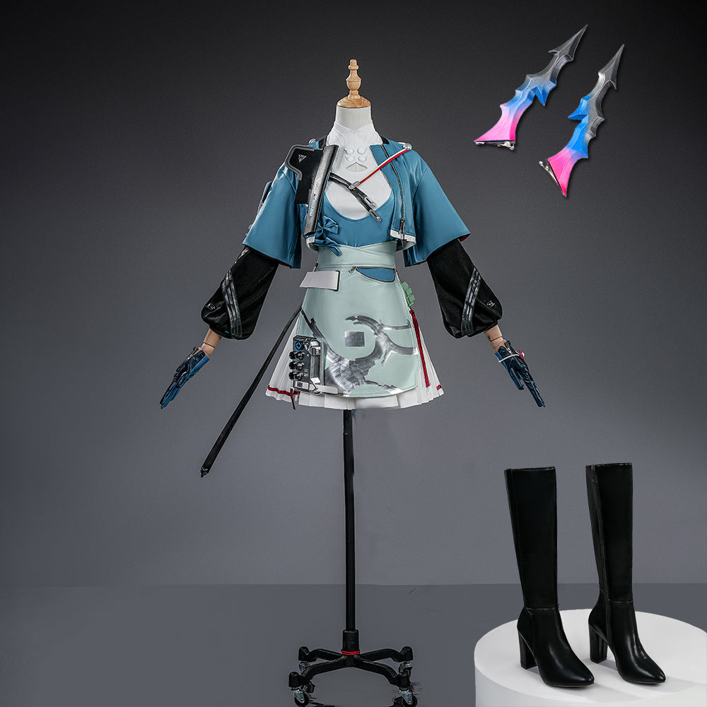 Arknights: Endfield Chen Qianyu Kostüm Set Cosplay Outfit