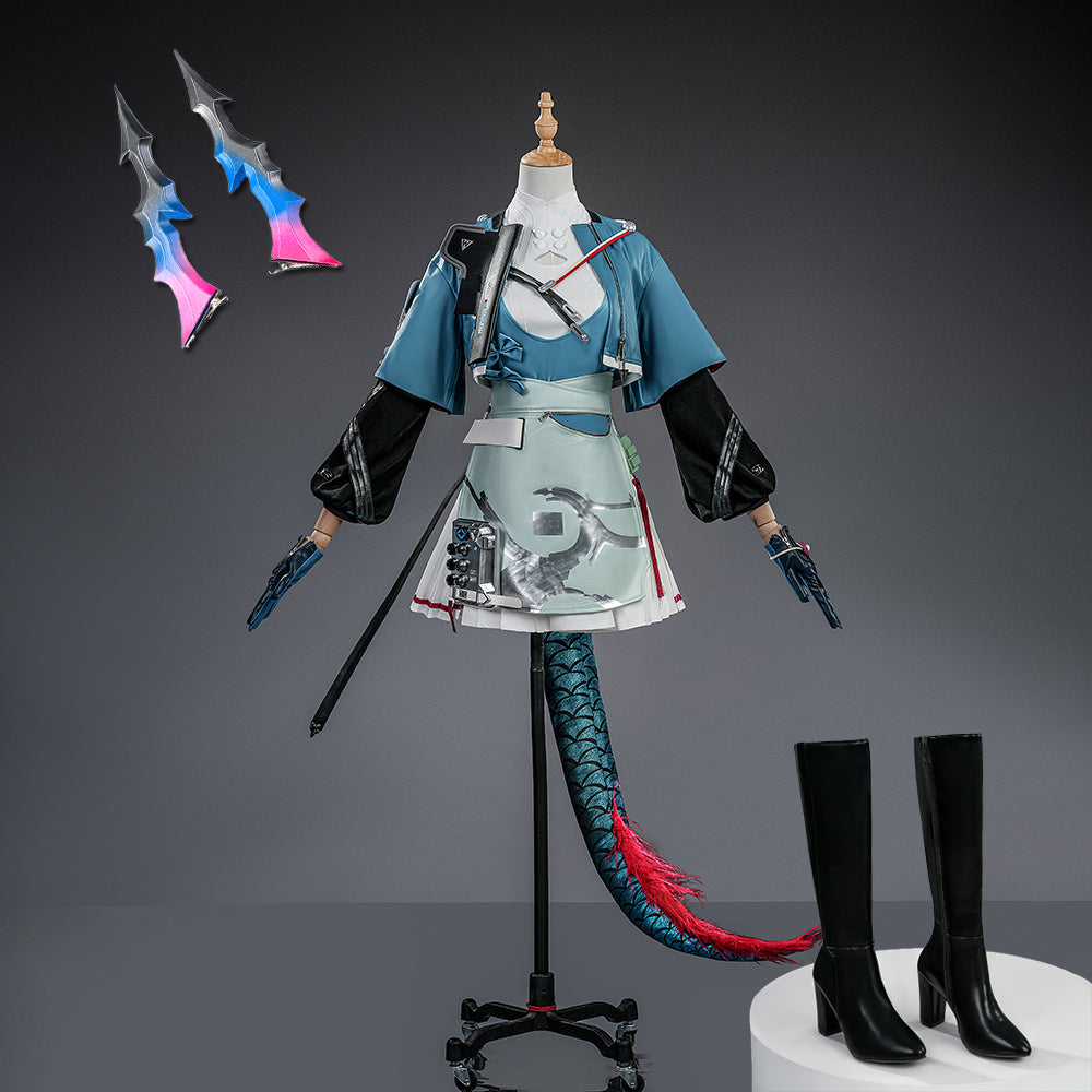 Arknights: Endfield Chen Qianyu Kostüm Set Cosplay Outfit