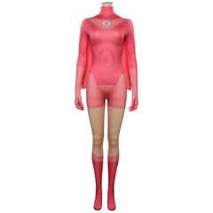 Atom Eve rosa Jumpsui Invincible Eve Cosplay Kostüm