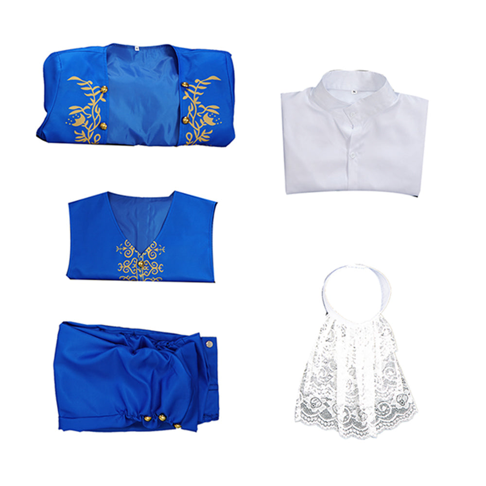BEAST blau Kostüm Set Die Schöne und das Biest Biest Cosplay Outfit