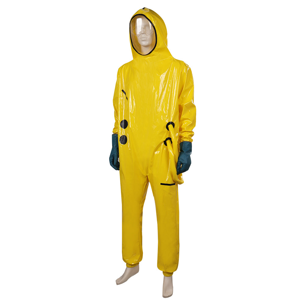 Backrooms 2026 gelb Jumpsuit Cosplay Kostüm