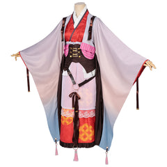 Blade of Demon Destruction Mitsuri Kanroji  Rot Kostüm Sets Feuerpferd Jahr Mitsuri Cosplay Outfit
