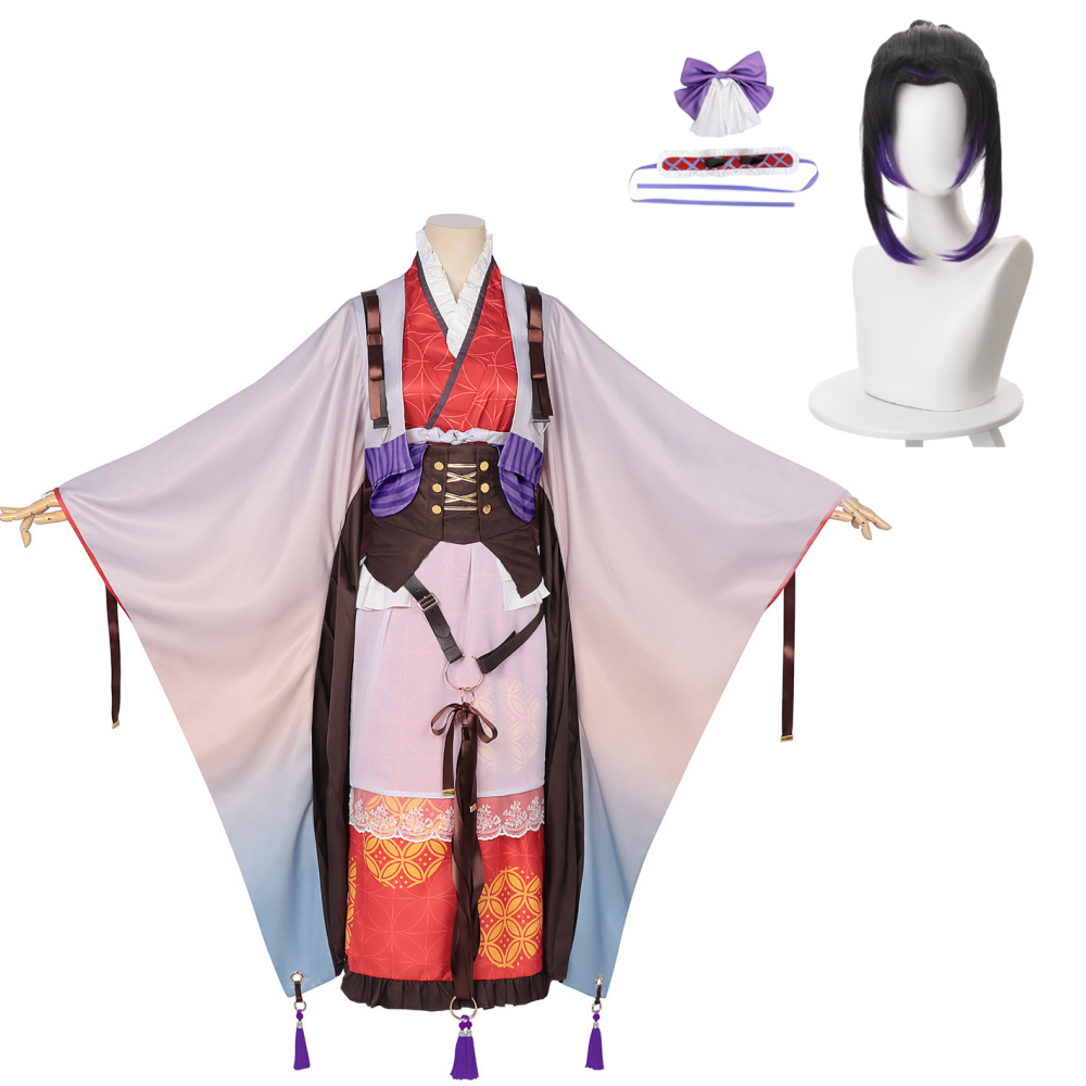 Blade of Demon Destruction Shinobu Kochou Kostüm Feuerpferd Jahr Shinobu Cosplay Kostüm