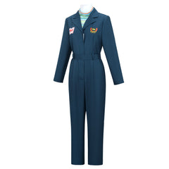 Anya blau Jumpsuit Mouthwashing Anya Cosplay Kostüm