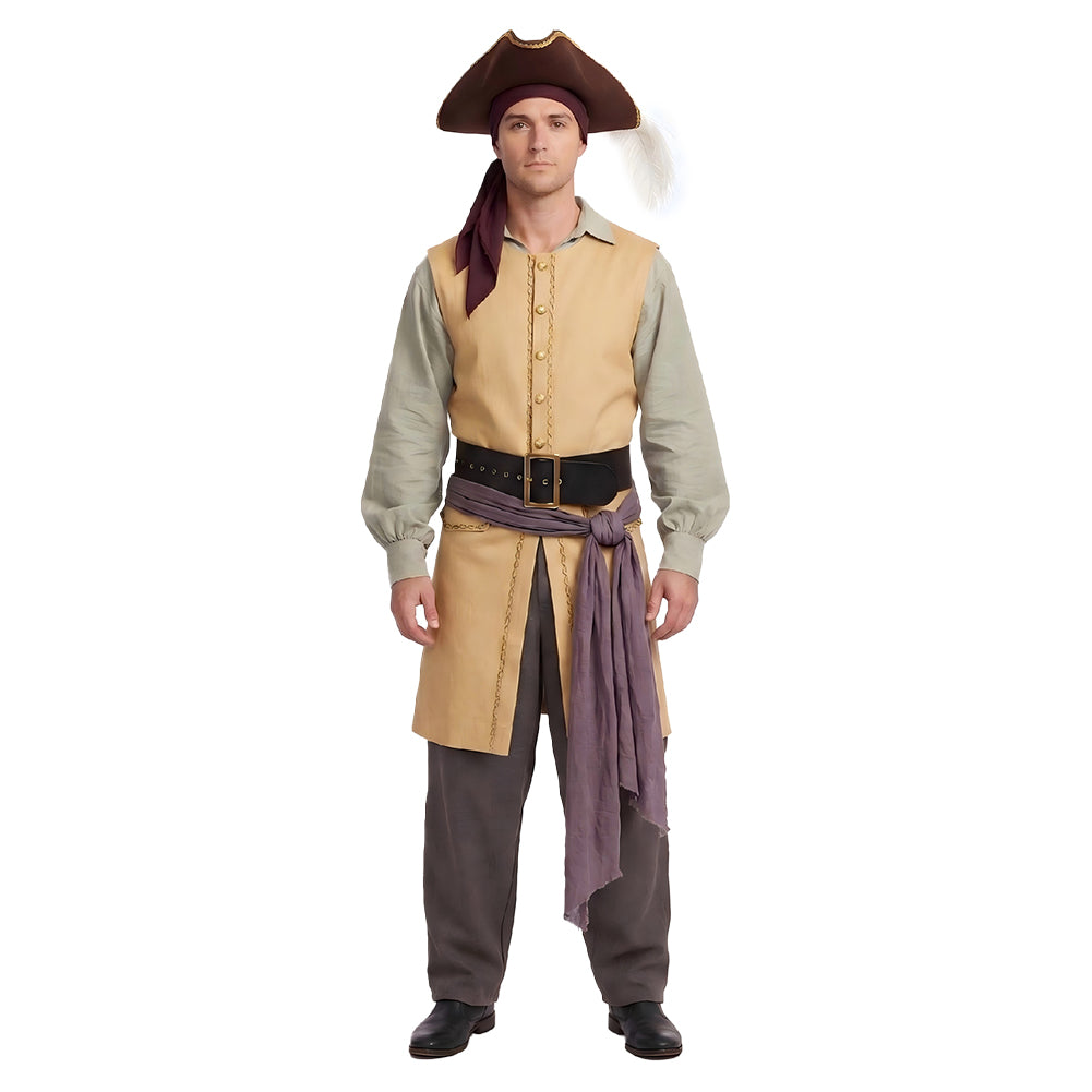 Captain Clark Kostüm Set The Backrooms Pirate Clark Cosplay Outfit