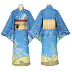 20 Seiki Denki Mokuroku 20th Denmoku Inako Momokawa Kimono Cosplay Outfit