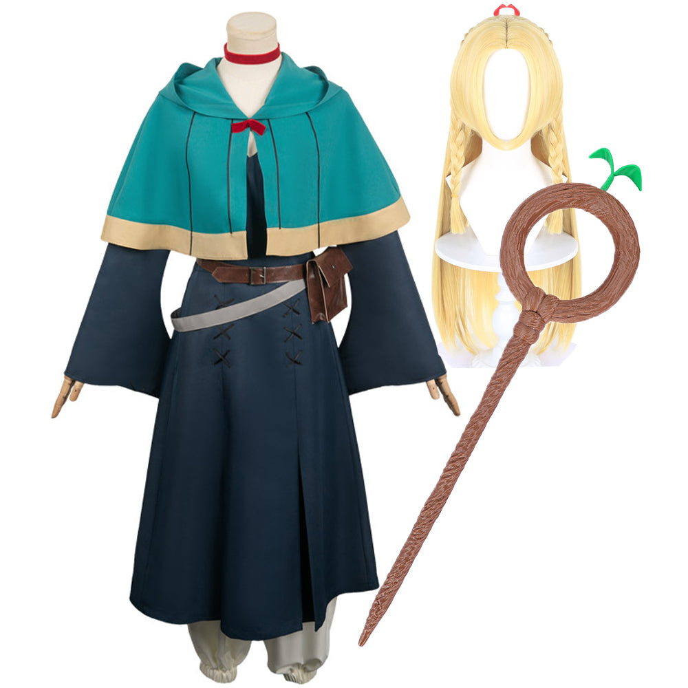 Delicious in Dungeon Marcille Kostüm Set Cosplay Outfits