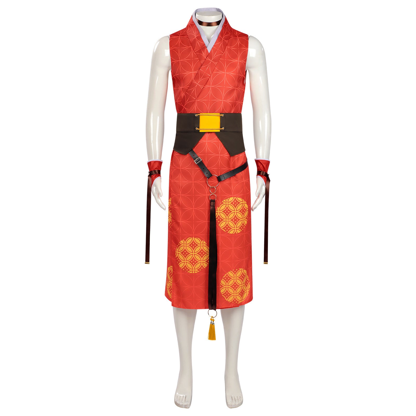 Demon Slayer Zenitsu Agatsuma Kostüm  Kimetsu No Yaiba Feuerpferd Jahr Zenitsu Outfits