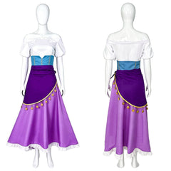 Der Glöckner von Notre Dame Notre-Dame de Paris (La) Esmeralda Kleid Cosplay Kostüm