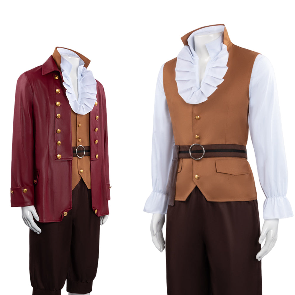 Die Schöne und das Biest Luke Evans Gaston Kostüm Cosplay Kostüm Beauty and the Beast