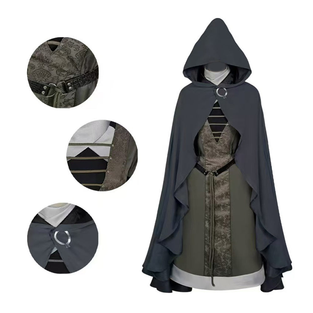 Elden Ring Melina grau Outfits Cosplay Halloween Karneval Kostüm
