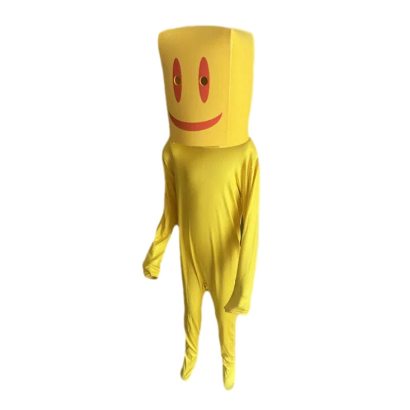 Entity 67 gelb Jumpsuit Backrooms Partygoers Cosplay Outfits